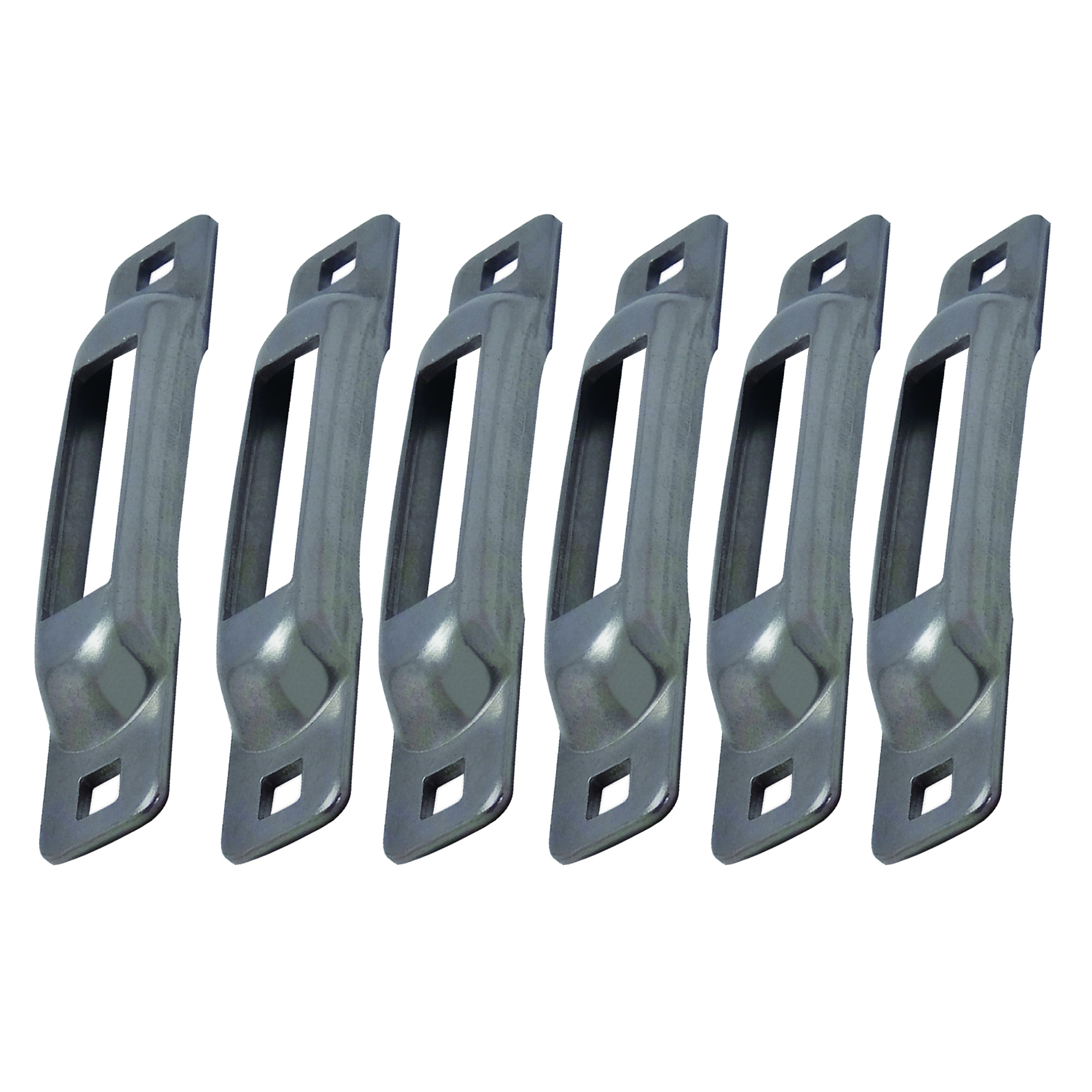 Snap-Loc E-Track Single Strap Anchor - 6 Pk, 1000-Lb. Capacity, Steel, Model# SLSU6